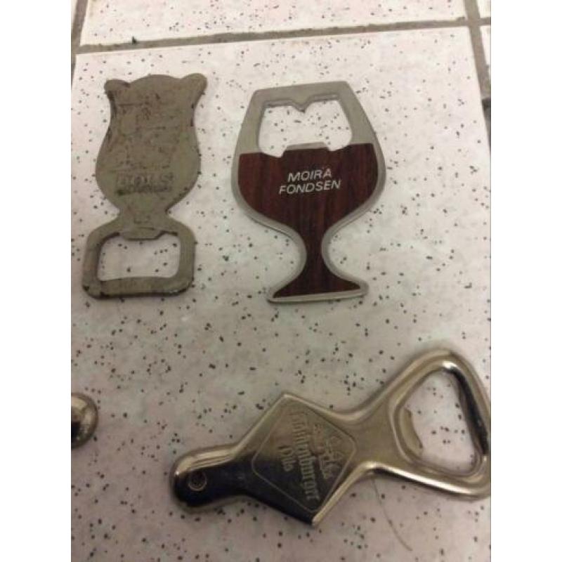 5 stuks oude flessen openers