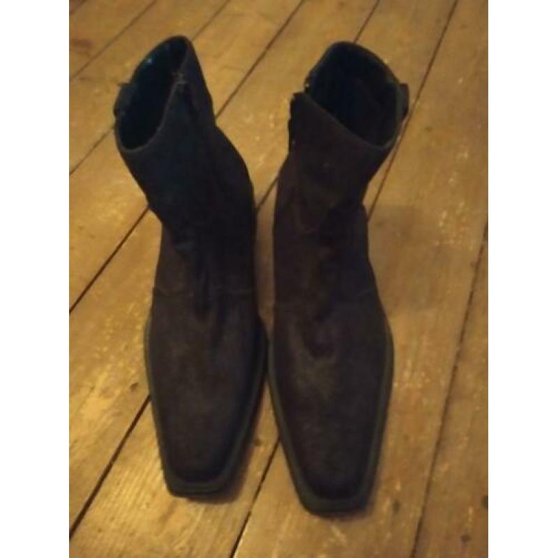 Suède lage cowboy boots mt 43