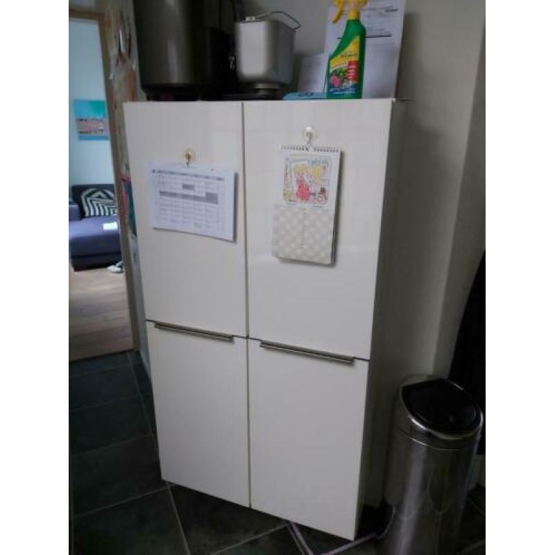 Complete keuken wit hoogglans 350cm breed