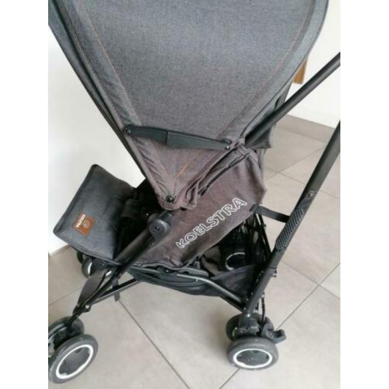 KOELSTRA buggy Simba denim zwart