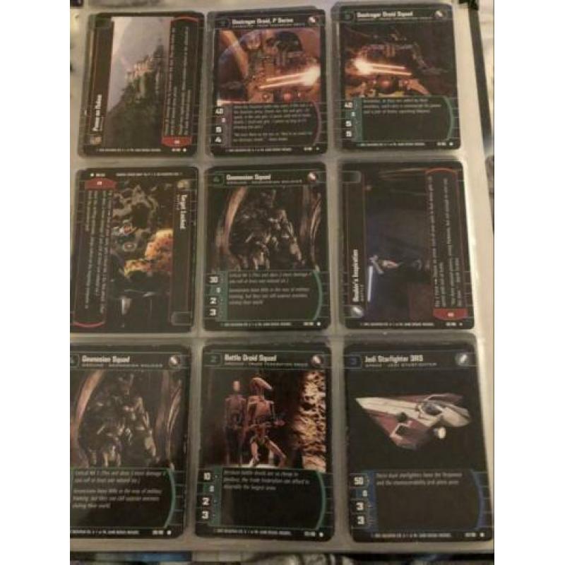 Star Wars Trading card game cards