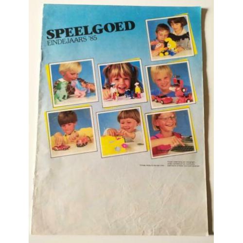 1985 Speelgoed folder MLP Playmobil Blackstar Infaceables