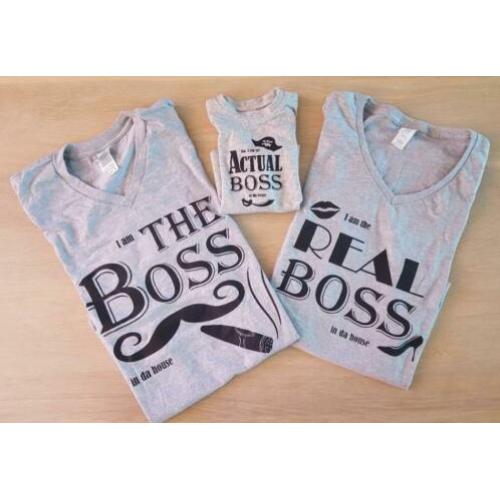kraamkado matchende gezinsset T-shirts