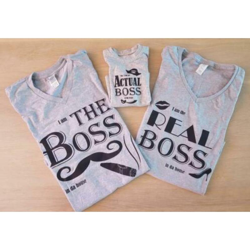 kraamkado matchende gezinsset T-shirts