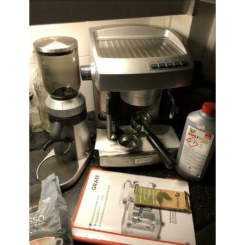 Graef expresso machine ES90 INCLUSIEF molen CM80