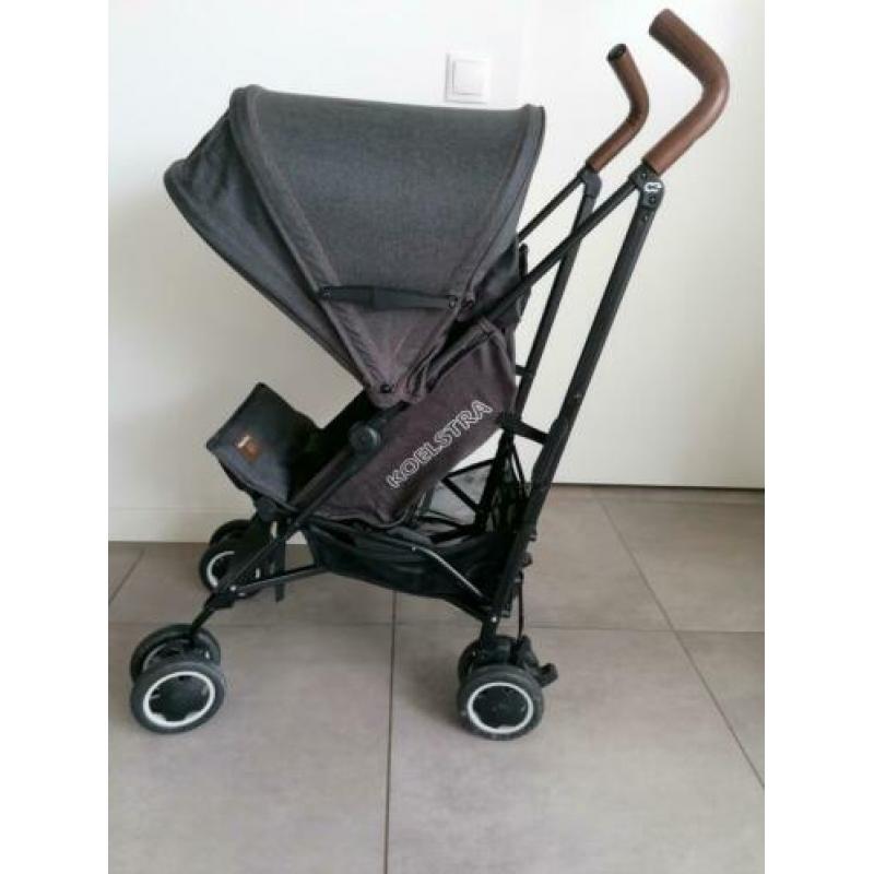 KOELSTRA buggy Simba denim zwart