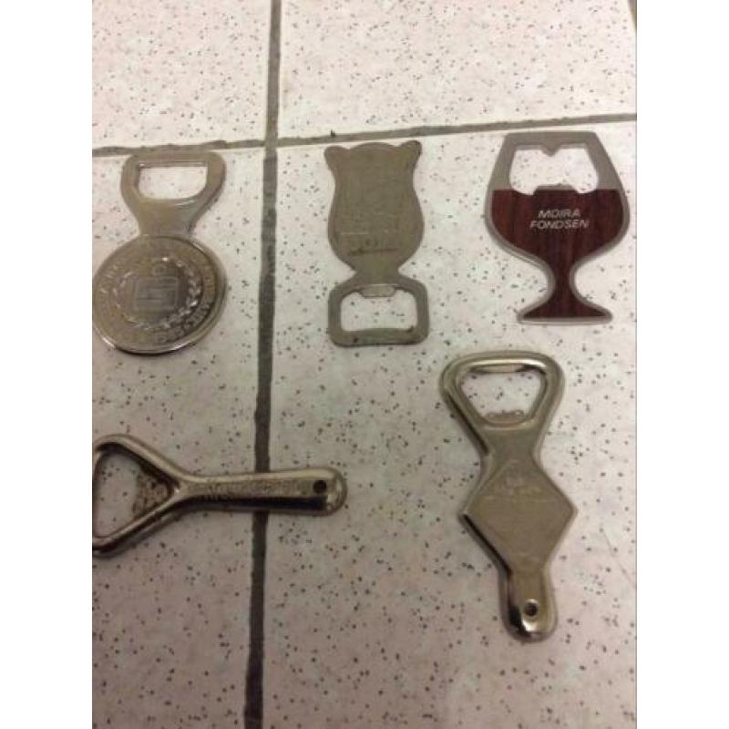 5 stuks oude flessen openers