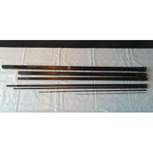 Complete vis set (hengels, dobbers, molens, koffer)