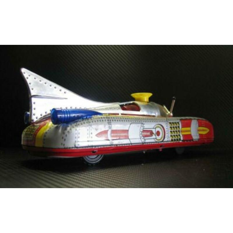 33 Cm lang space ship blik battery operated poor box