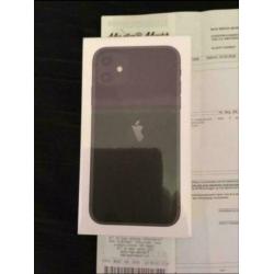 Iphone 11 128GB geseald met aankoopbon erbij. Garantie