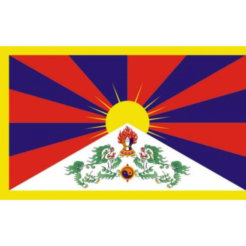 Tibetaanse vlag Tibet vlag, vlaggen,vlag 90 x 150 cm