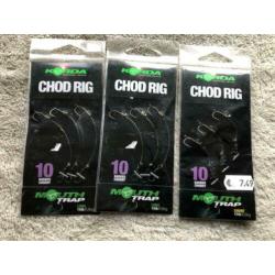 adv 271 / NIEUW set 3 pakjes chod rigs KORDA