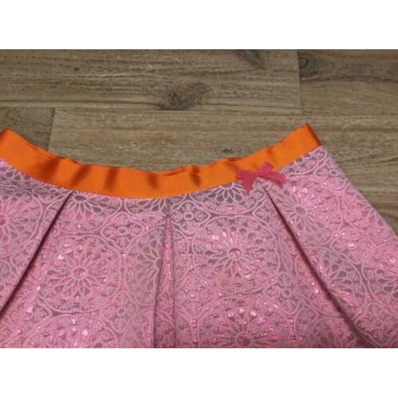 Nieuw rokje Bengh per Principesse jaquard roze merk 98/104