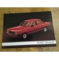 Ford Taunus folder uit 1979 in schitterende staat !