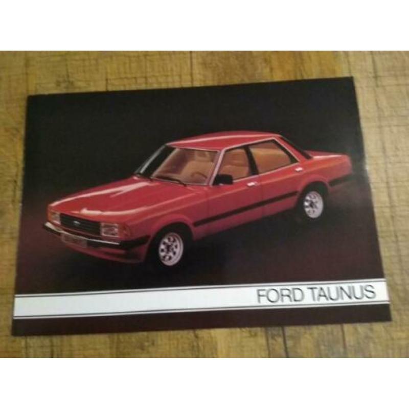 Ford Taunus folder uit 1979 in schitterende staat !