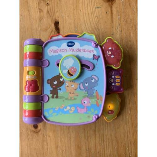 Vtech magisch muziekboek zgan met geluid en licht