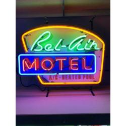 Bel-Air Neon lamp bel air verlichting bel air motel lamp