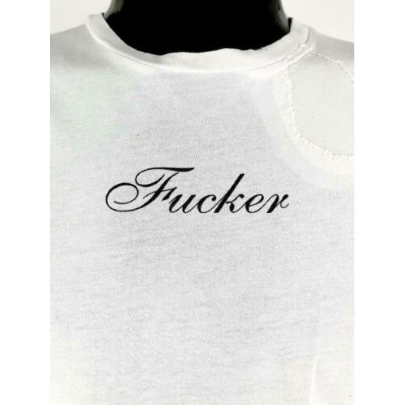 Dsquared2 - t-shirt- Fucker - mt XL - valt kleiner
