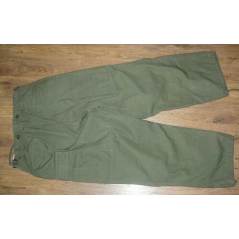Amerikaanse M51 Gevechtsbroek Uit 1951 Koreaoorlog 1950-53.