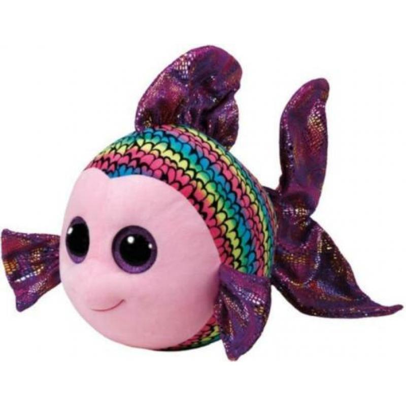 Draak/dinosaurus Ty Beanie knuffel Darla 42 cm