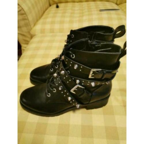 River Island biker boots maat 41 nieuw met studs zalando