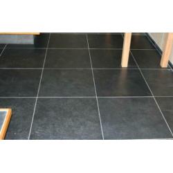 natuursteen keukenvloer Mustang leisteen Absolute Black