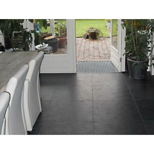 natuursteen keukenvloer Mustang leisteen Absolute Black
