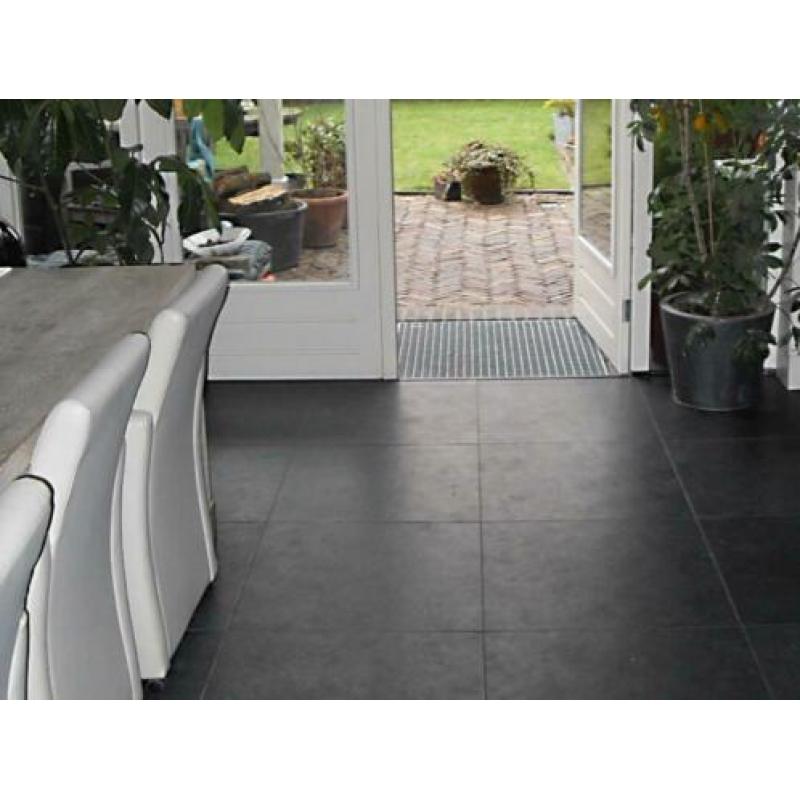 natuursteen keukenvloer Mustang leisteen Absolute Black