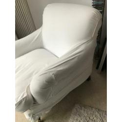 Witte fauteuil