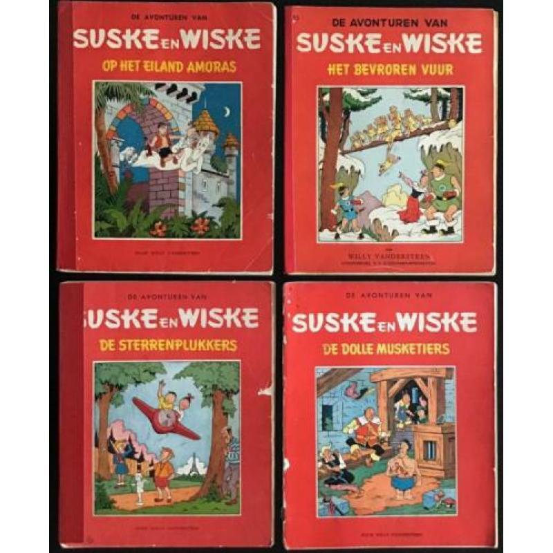 Suske en Wiske, Rode Hollandse reeks, uit jaren 50