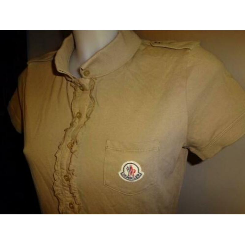 D4A Moncler mooie polo merklogo op de borst roesjes IGST L