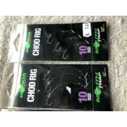 adv 271 / NIEUW set 3 pakjes chod rigs KORDA