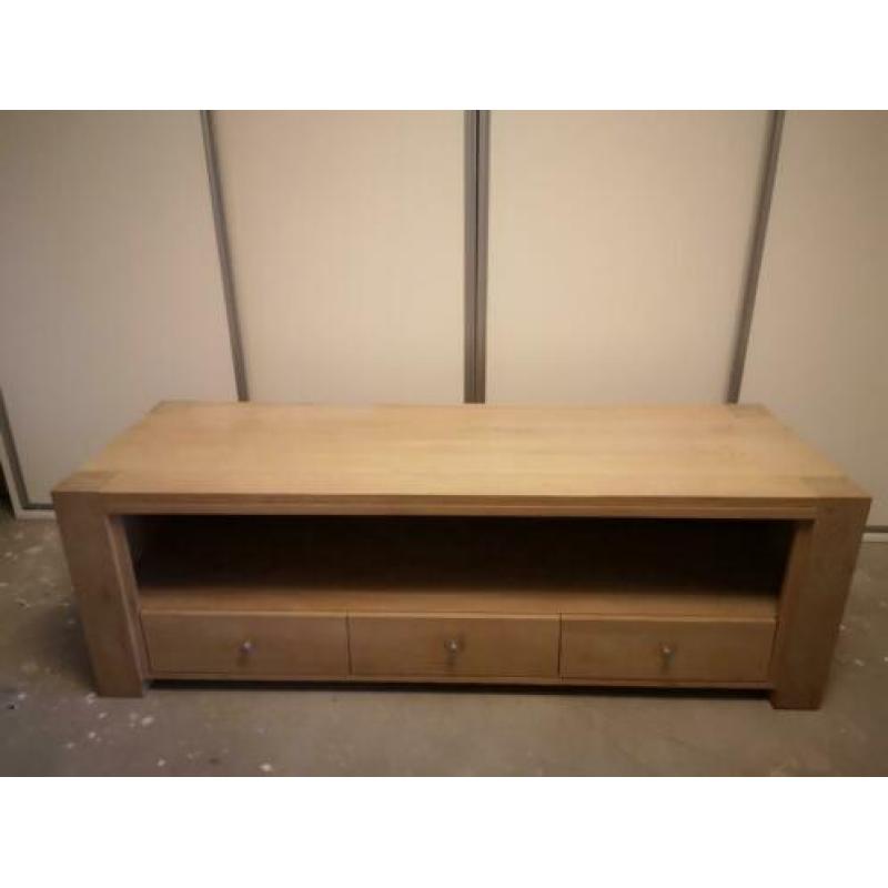 Onbehandeld eiken TV kast 160 cm