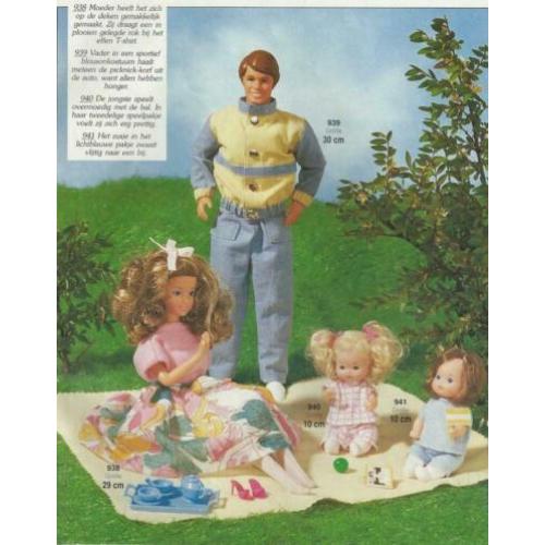 Patronen BARBIE, KEN, Meisje, Jongen:Rok, Shirts, broek, jas