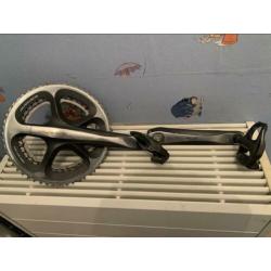 Dura Ace 7900 crank (crankstel) evt met 105 pedalen