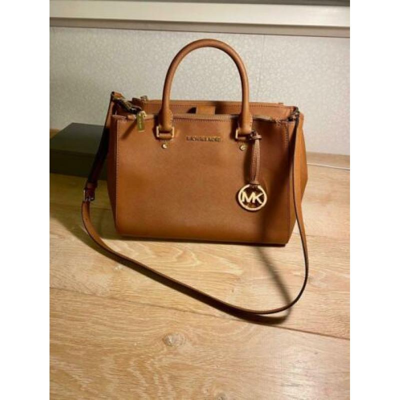Michael kors tas Sutton cognac