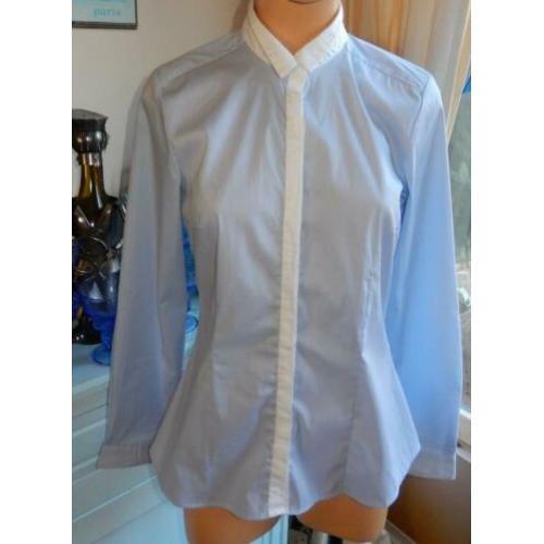 Blouse met witte accenten - maat 40
