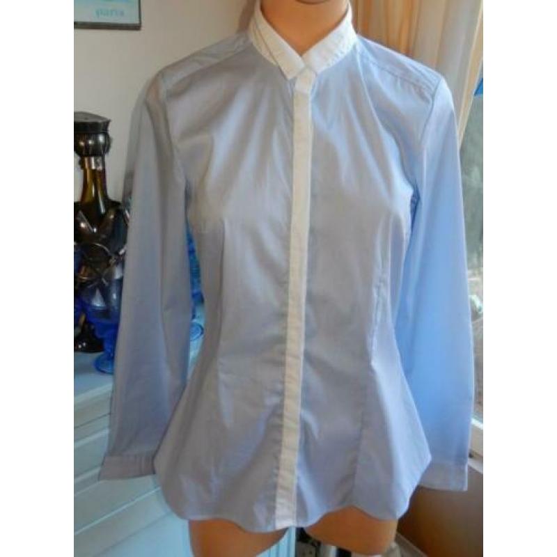 Blouse met witte accenten - maat 40