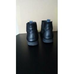 Sacha Zwart leren Chelsea boots / laarzen maat 43
