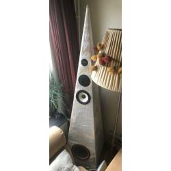 Zeer mooie 4 weg Design Flightcase zelfbouw speakers
