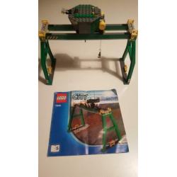 Wagon en kraan van lego trein 7939