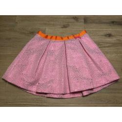 Nieuw rokje Bengh per Principesse jaquard roze merk 98/104