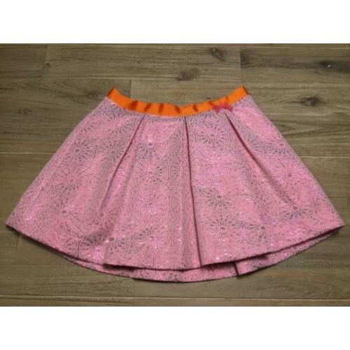 Nieuw rokje Bengh per Principesse jaquard roze merk 98/104