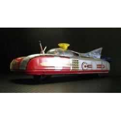33 Cm lang space ship blik battery operated poor box