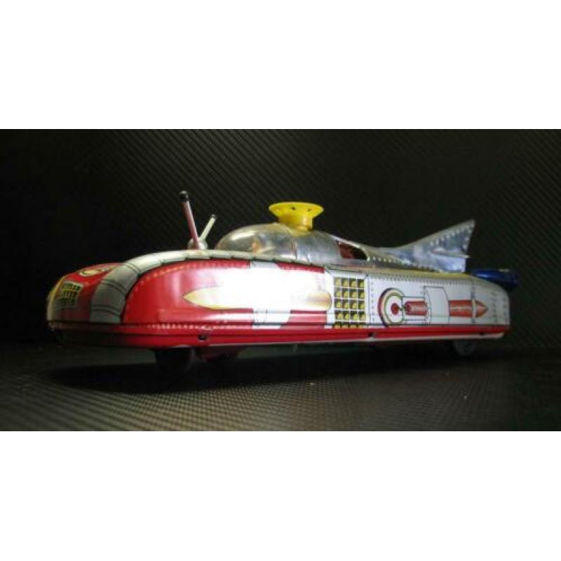 33 Cm lang space ship blik battery operated poor box