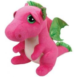 Draak/dinosaurus Ty Beanie knuffel Darla 42 cm