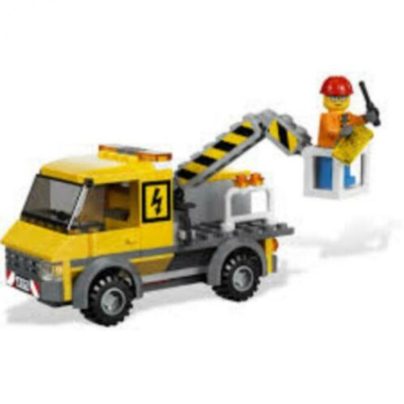 Lego city 3179 reparatietruck hoogwerker lantaarnpaal auto