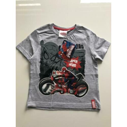 Spider-Man shirt maat 98(3) nieuw