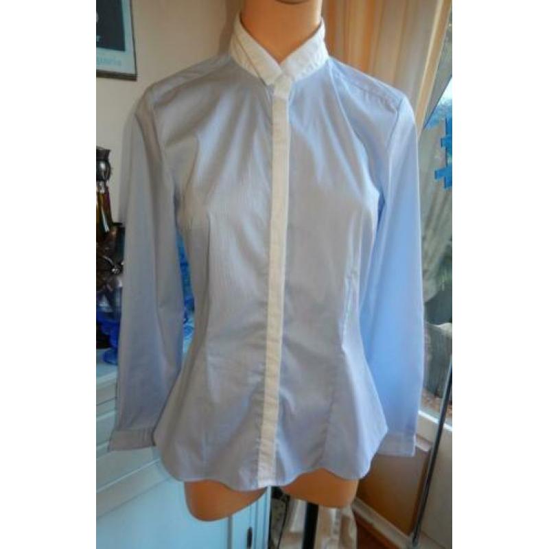 Blouse met witte accenten - maat 40