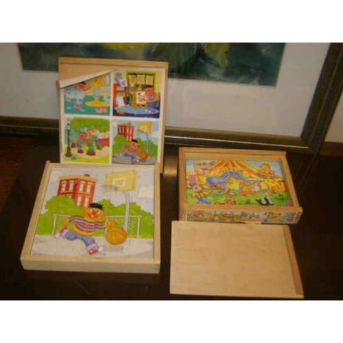 Twee houten kinderpuzzels (A20 200)